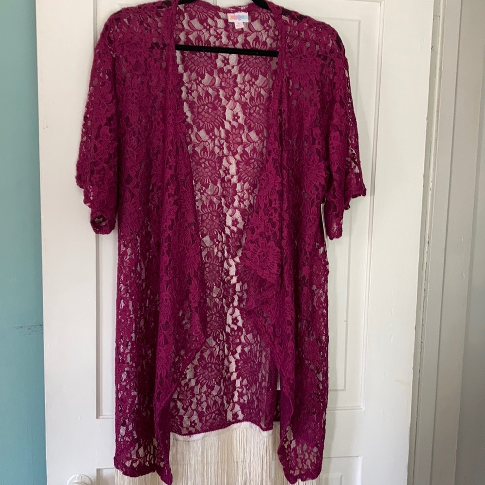 —Small LuLaRoe Monroe with fringe
